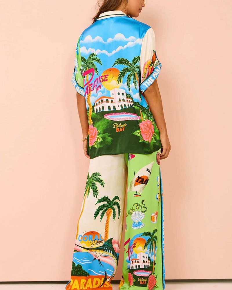 Sabine|Ensemble deux pièces style vacances