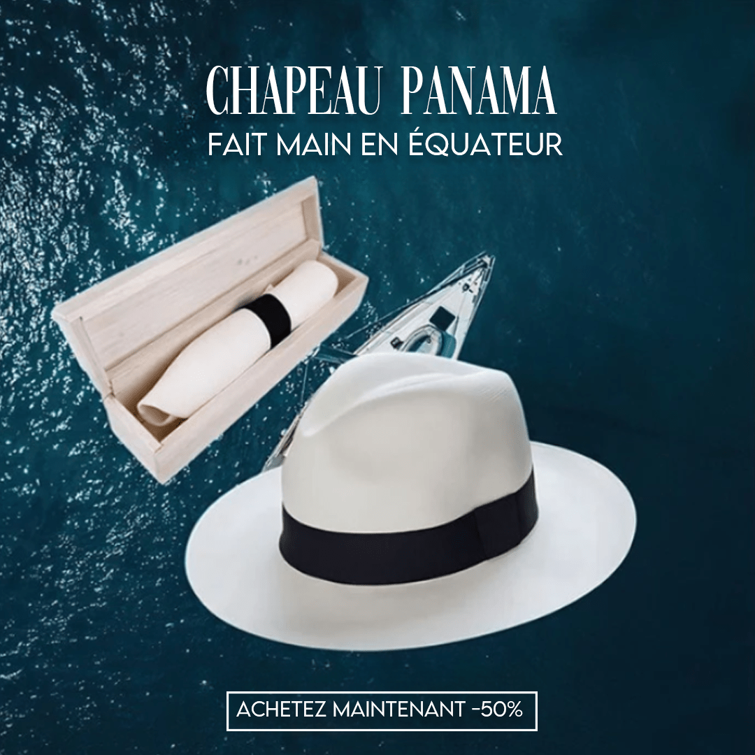 Charles|Chapeau panama classique fait main