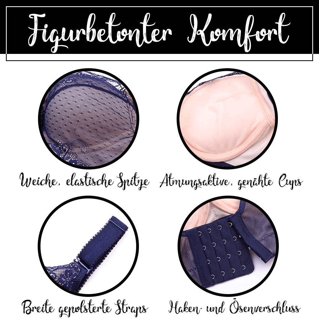 Eva|Soutien-gorge en dentelle avec effet push-up