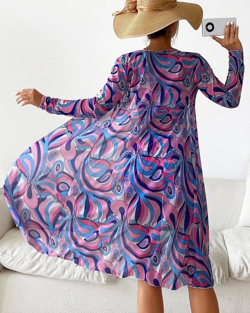 Corine|Ensemble bikini imprimé en trois pièces