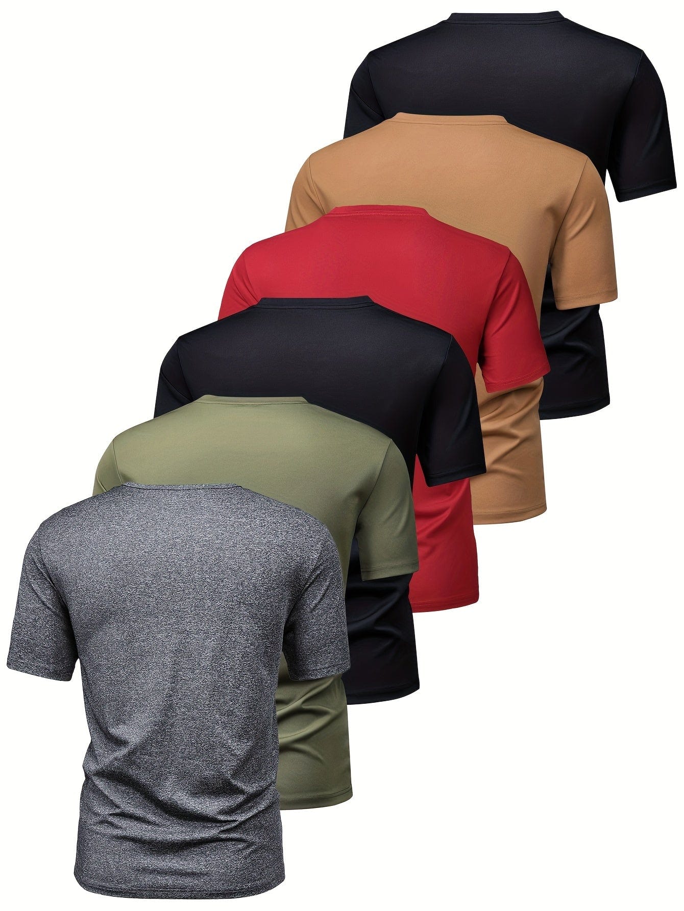 Valentin|t-shirt décontracté extensible à col rond pour l'été