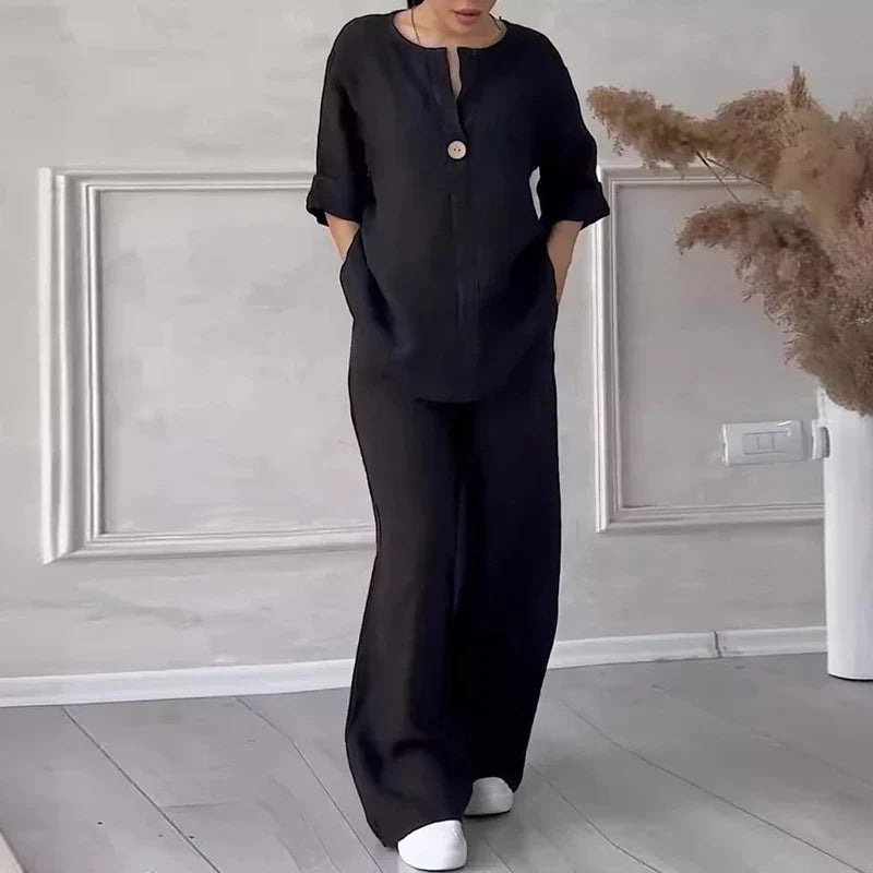 Irene|Ensemble Confortable en Lin