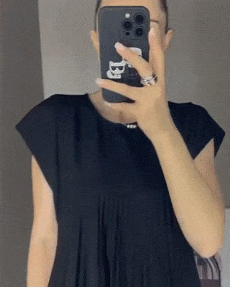Pamela|Robe Sans manches Chic Plissé