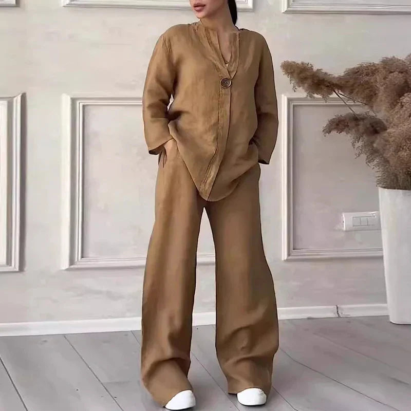 Irene|Ensemble Confortable en Lin