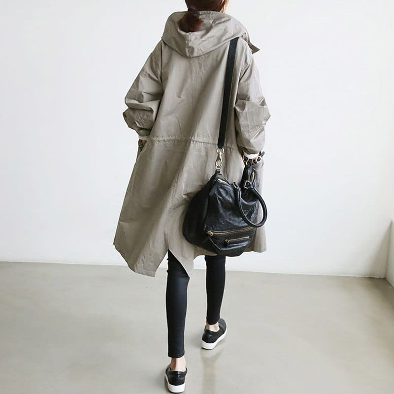Andréa|Imperméable trench-coat élégant