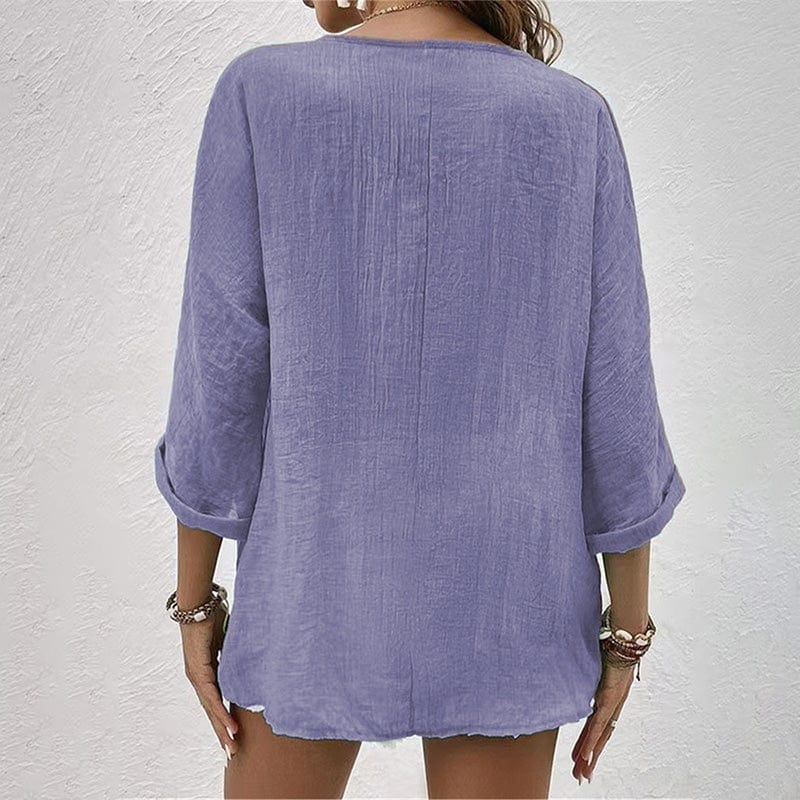 Solène|Chemise pour femmes avec encolure en V
