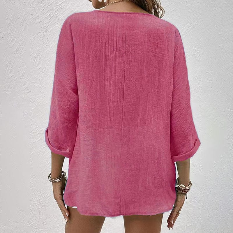 Solène|Chemise pour femmes avec encolure en V
