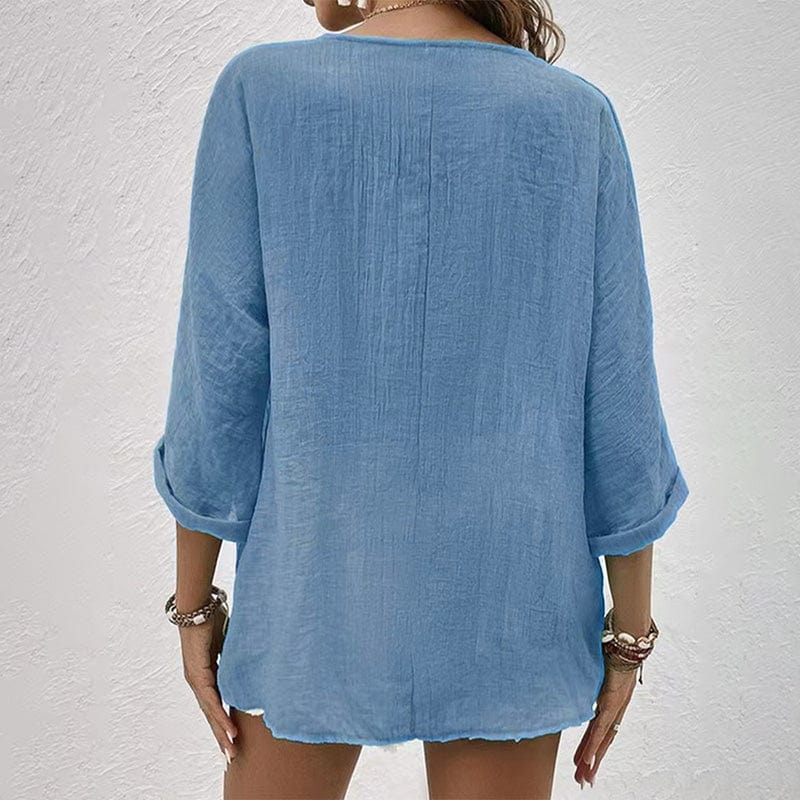 Solène|Chemise pour femmes avec encolure en V