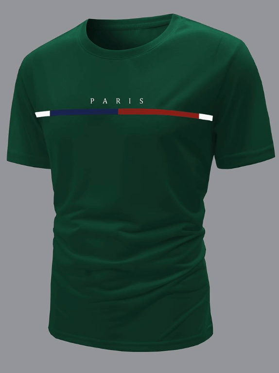 Paris|T-shirt avec Tissu extensible et confortable