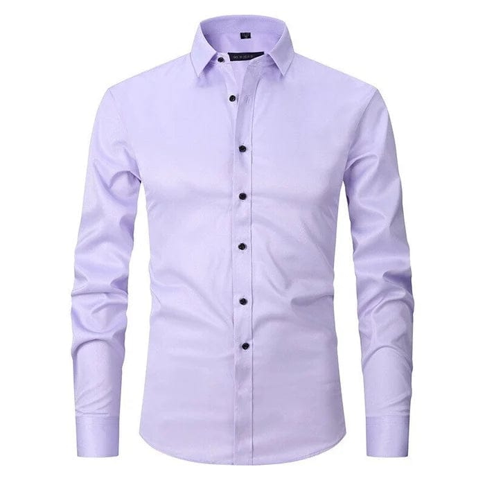 Lucas｜Chemise anti-froissement en stretch