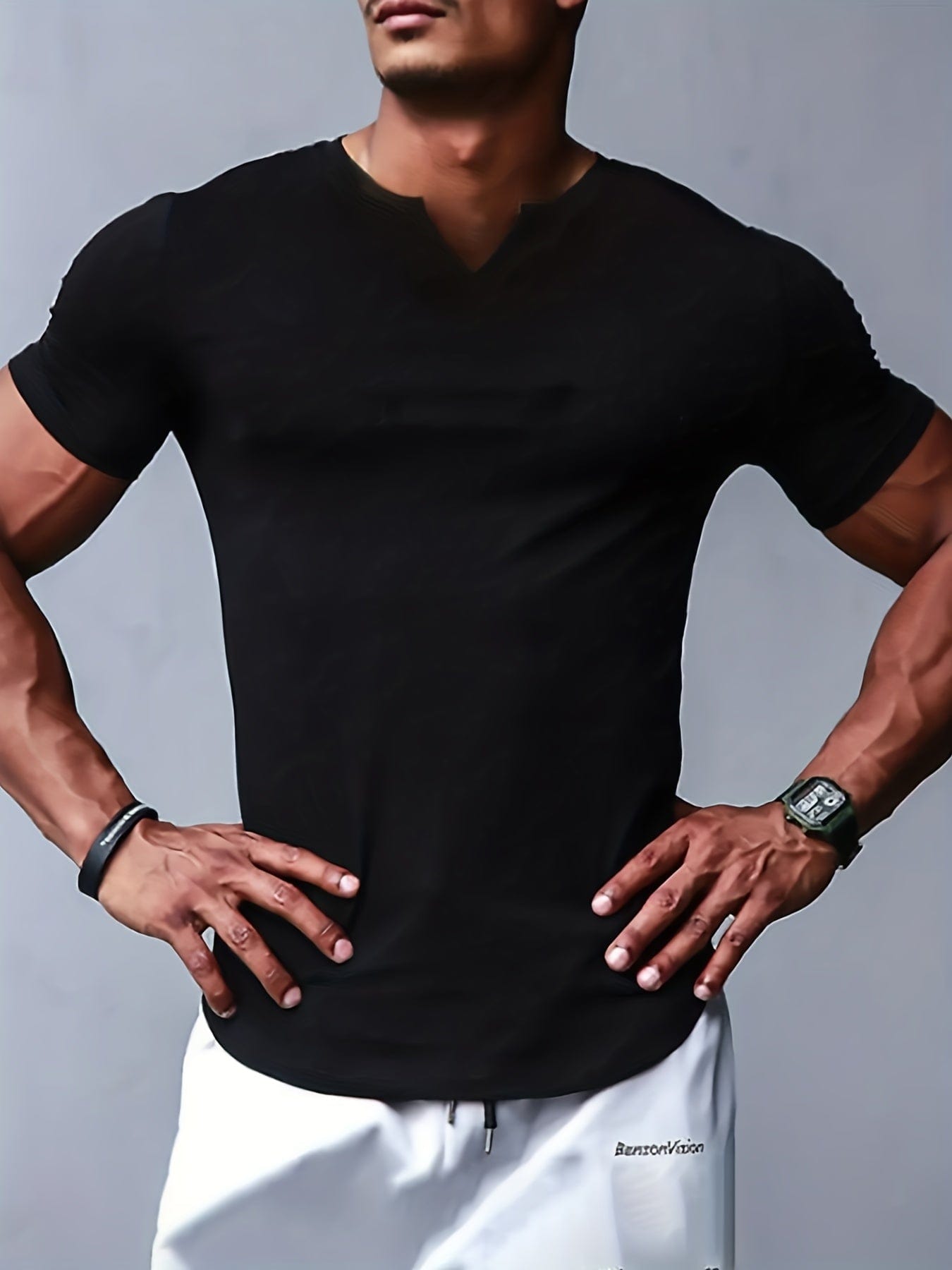 Loïc｜T-shirt uni confortable pour homme
