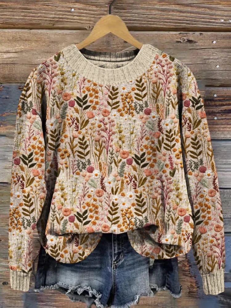 Bella™ | Pull avec des fleurs