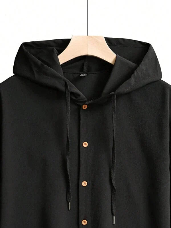 Claude｜Chemise Capuche Unie Pour Homme