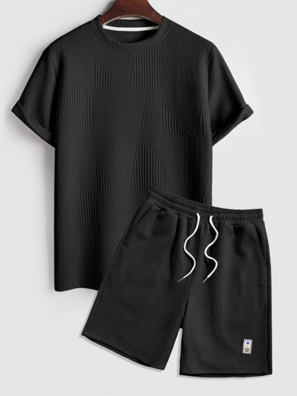 Lucian｜Ensemble T-SHIRT & shorts - NOIR