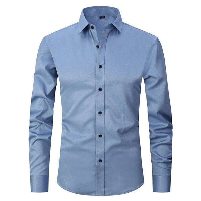 Lucas｜Chemise anti-froissement en stretch