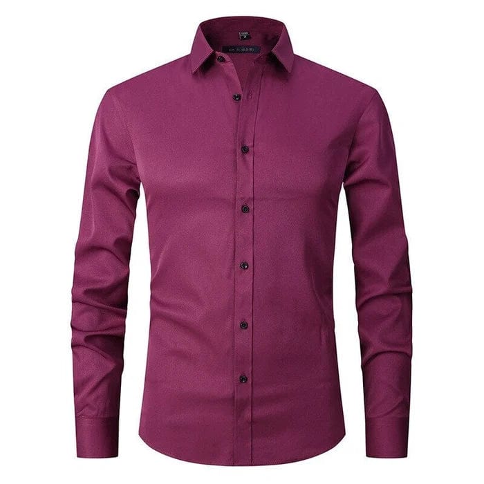 Lucas｜Chemise anti-froissement en stretch