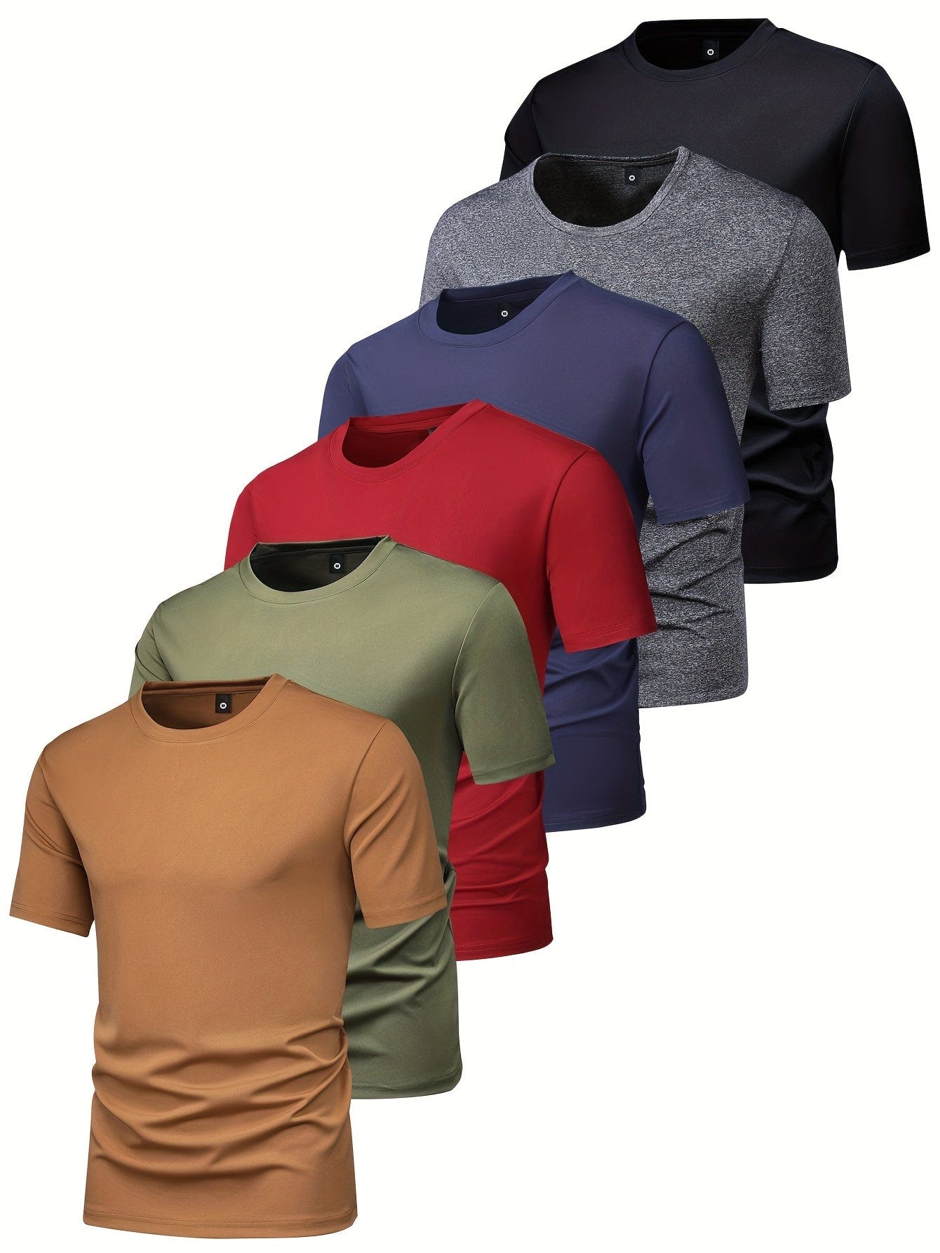 Valentin｜t-shirt décontracté extensible à col rond pour l'été