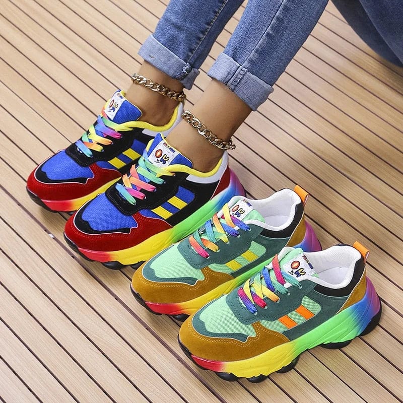 Sneakers orthopédiques élégants et colorés