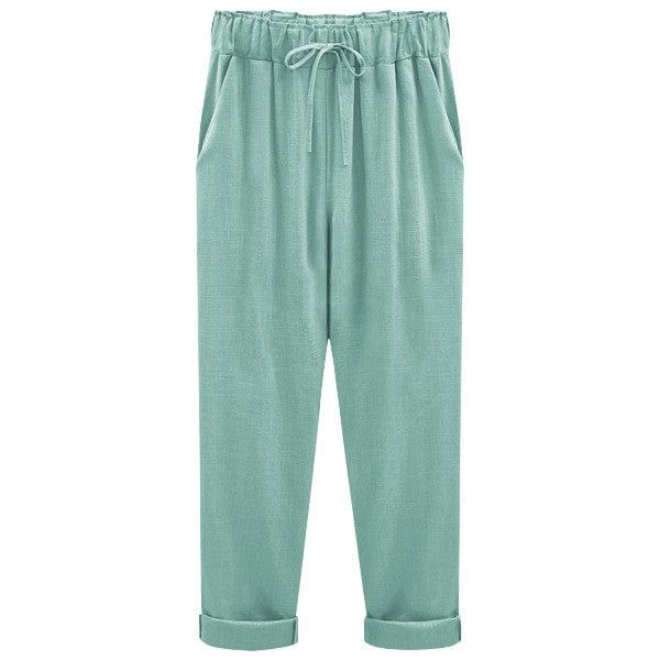 Lisa｜Pantalon d'Été en Coton et Lin pour Femme