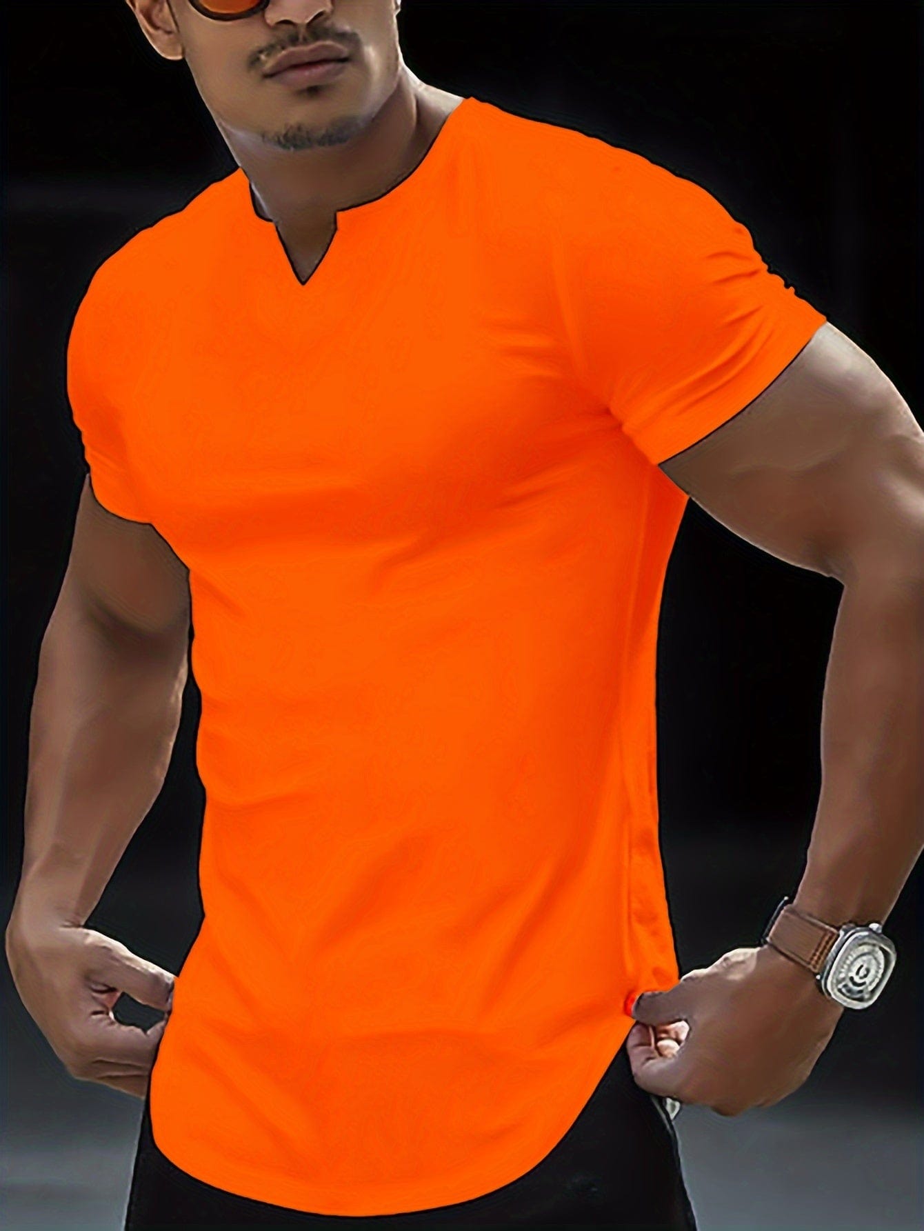 Loïc｜T-shirt uni confortable pour homme