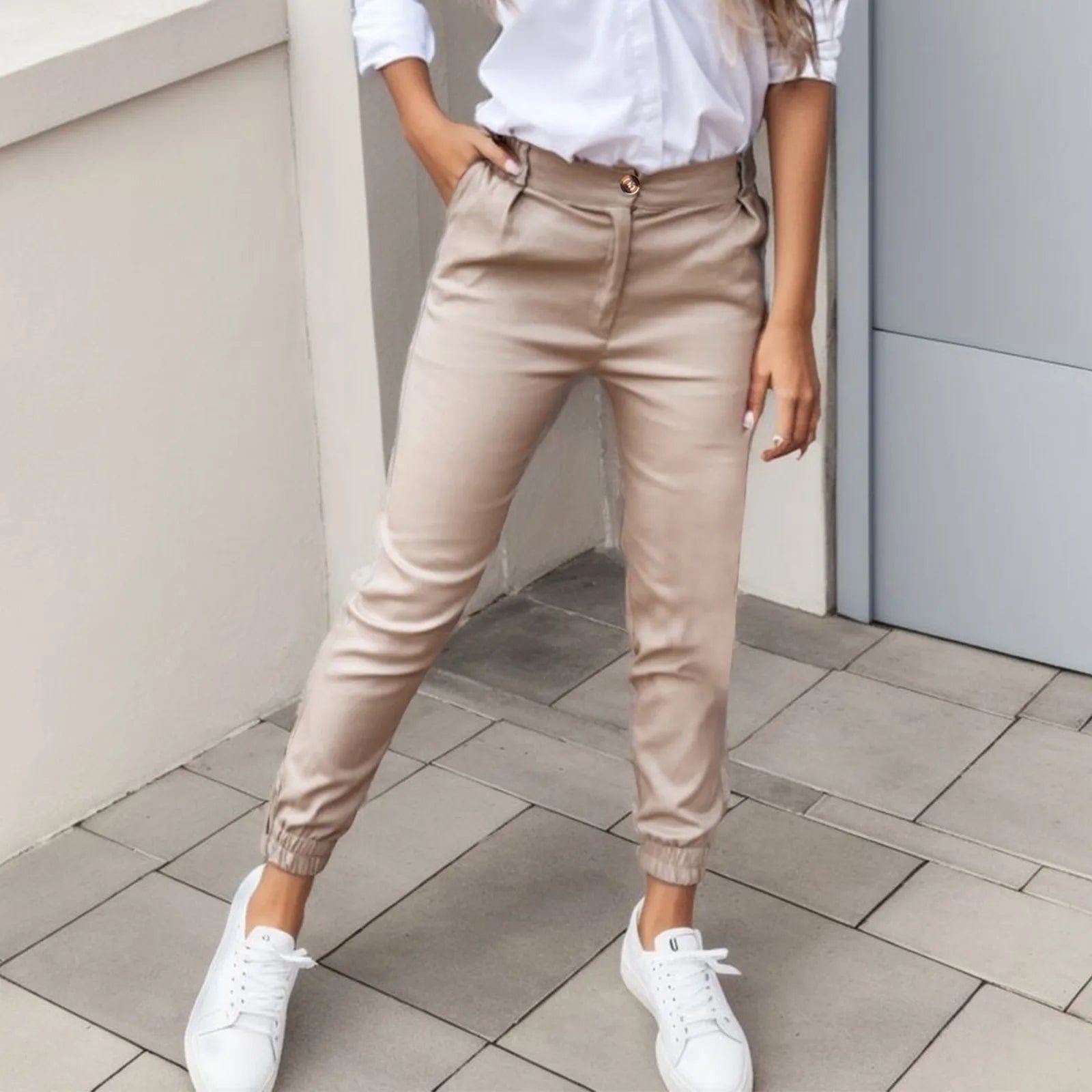 Leila | Pantalon moulant décontracté
