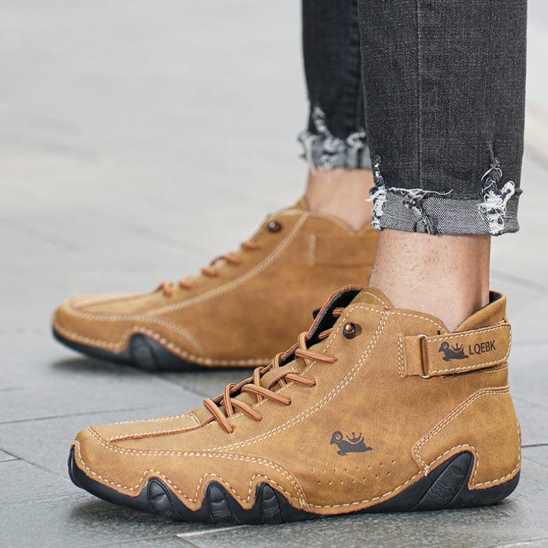 Chaussure antidérapante ultra-confortable en cuir (unisexe).