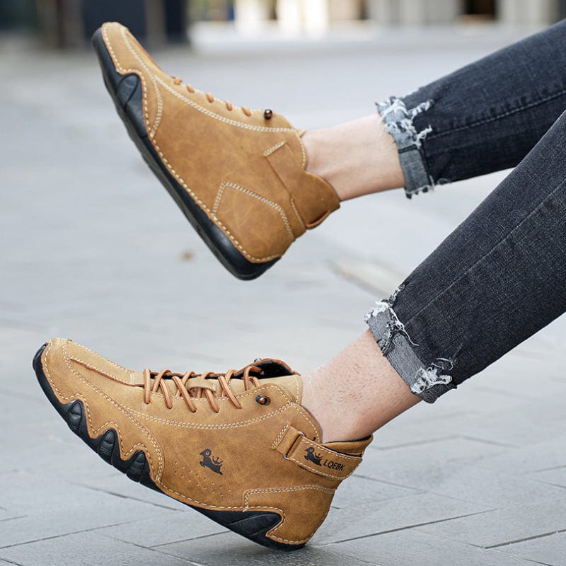 Chaussure antidérapante ultra-confortable en cuir (unisexe).