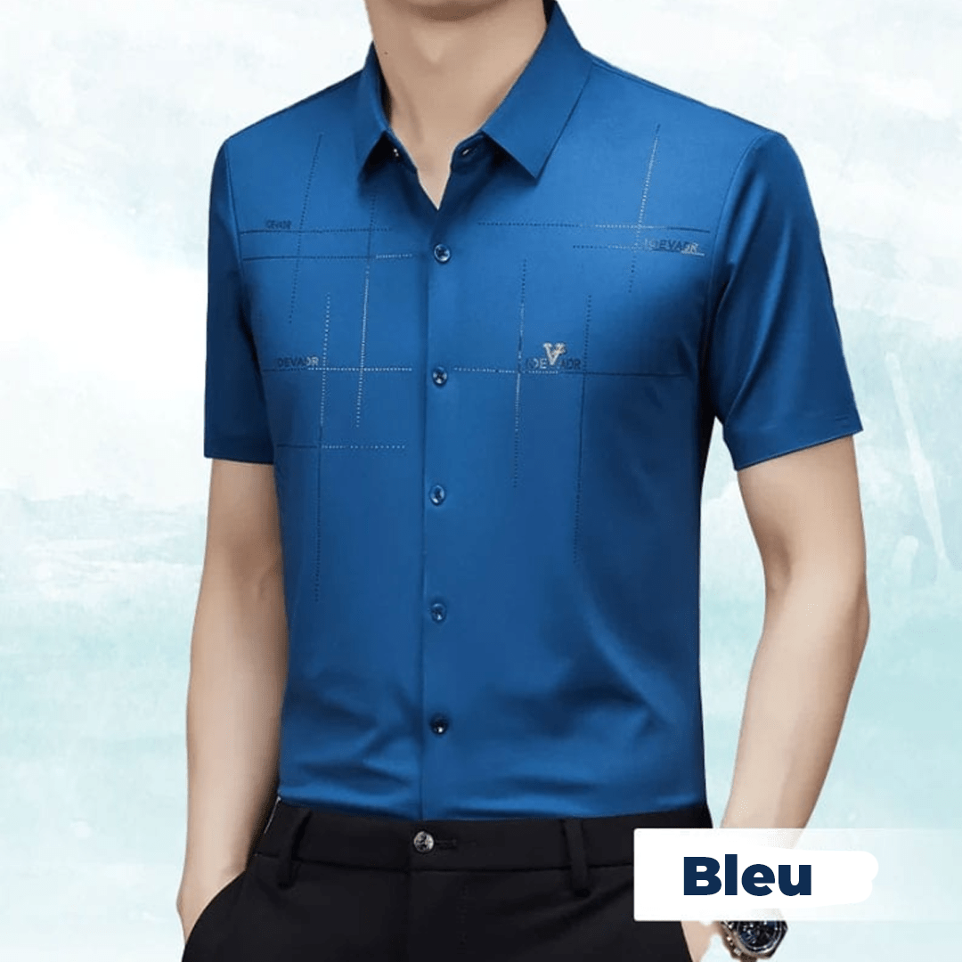 Daniel｜Chemise d'Affaires en Soie pour Hommes