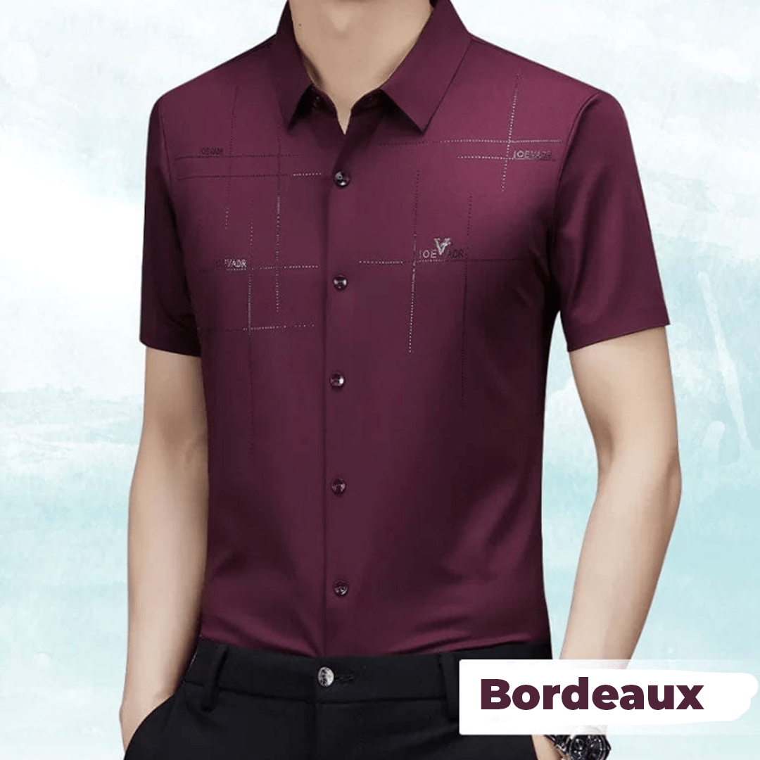 Daniel｜Chemise d'Affaires en Soie pour Hommes
