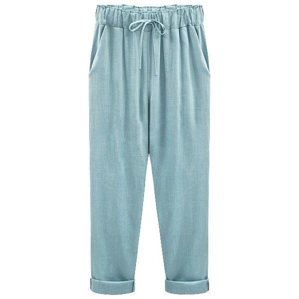 Lisa｜Pantalon d'Été en Coton et Lin pour Femme