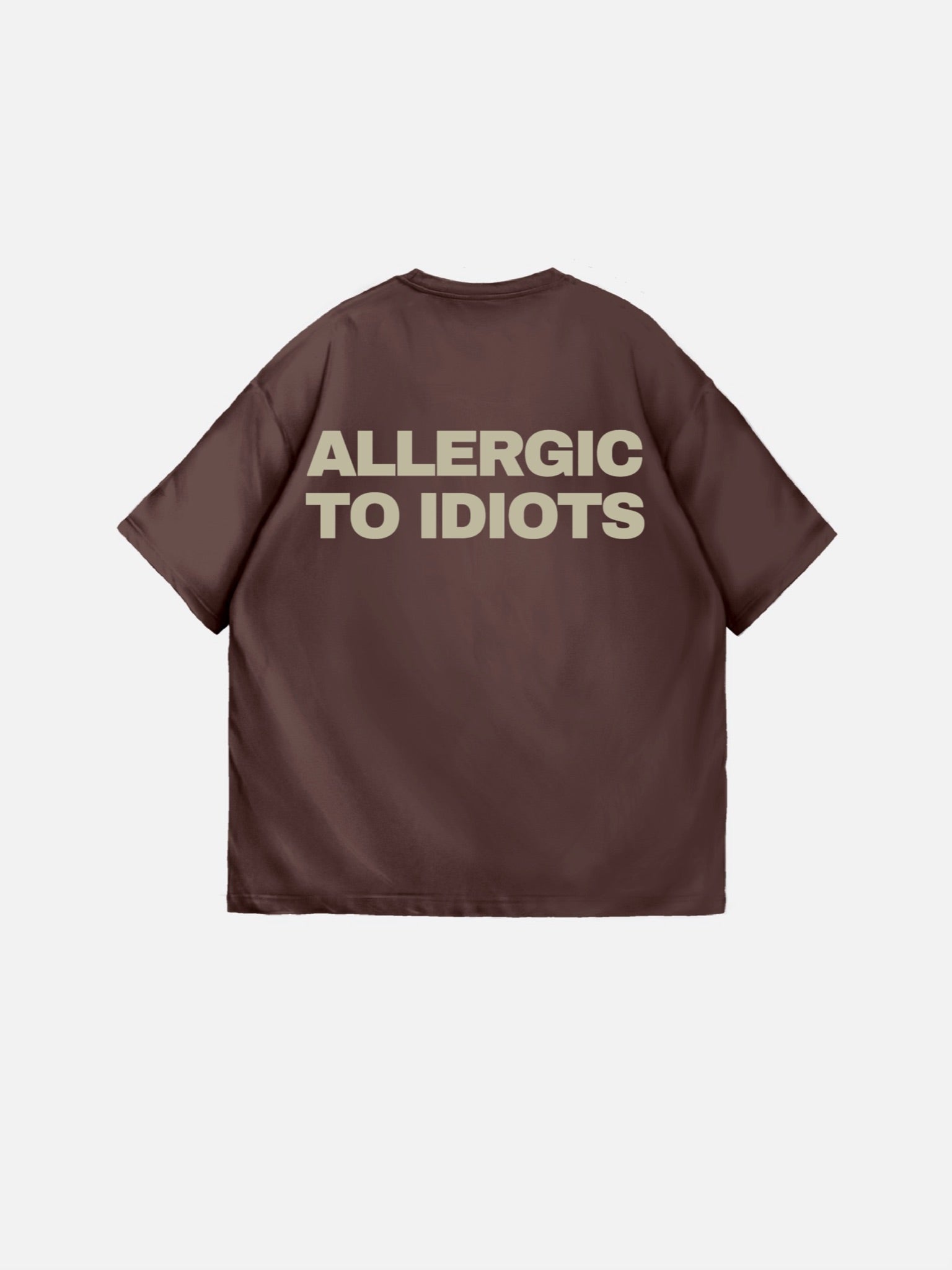 Oversize Statement T-shirt - Chocolate Fondant