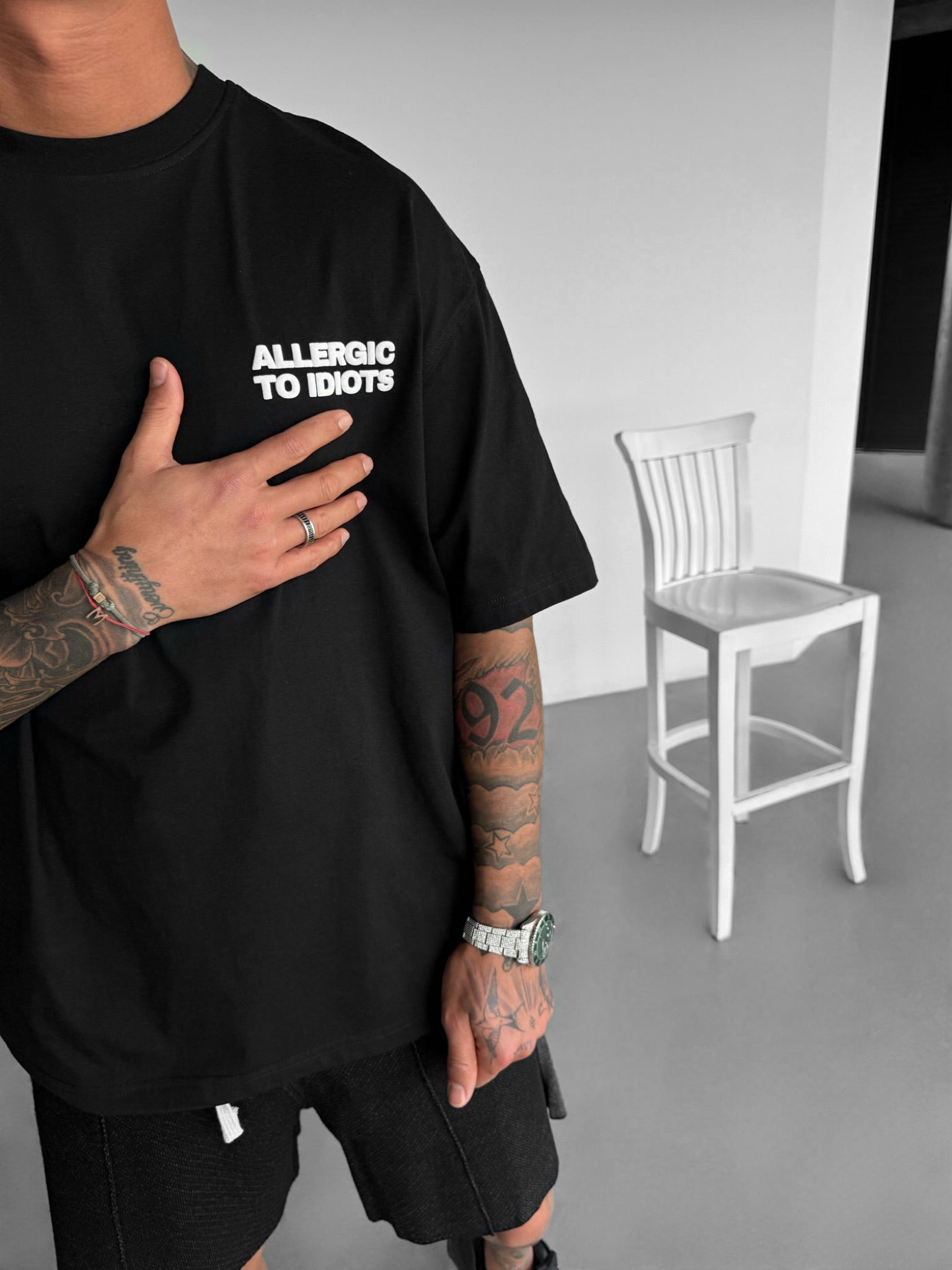 1. Oversize Statement T-shirt - Ecru