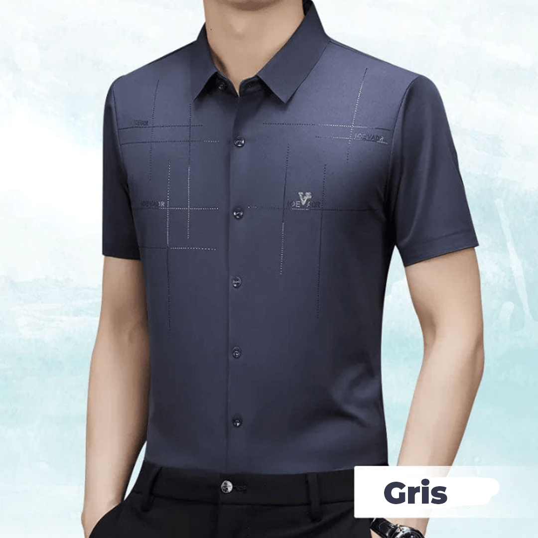 Daniel｜Chemise d'Affaires en Soie pour Hommes