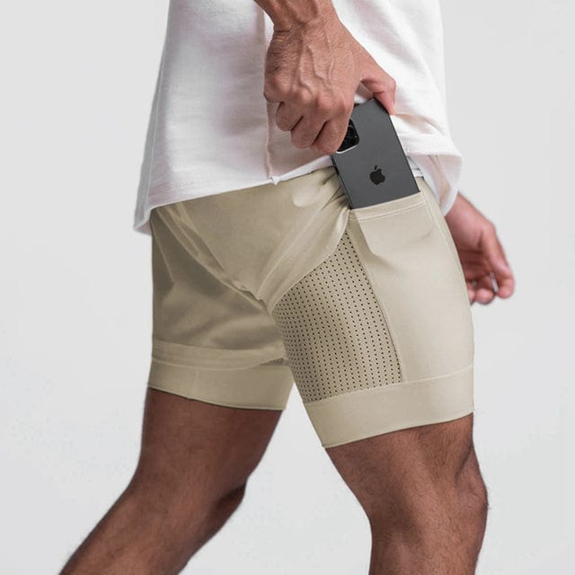 Mathis｜Shorts de fitness respirants et confortables pour hommes.