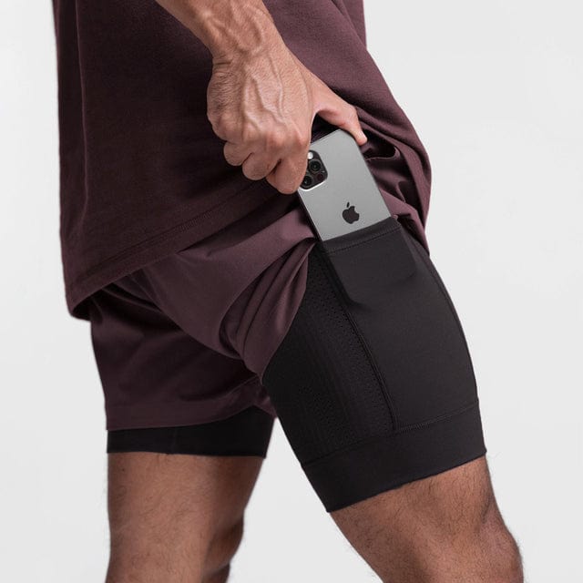 Mathis｜Shorts de fitness respirants et confortables pour hommes.
