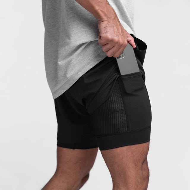 Mathis｜Shorts de fitness respirants et confortables pour hommes.