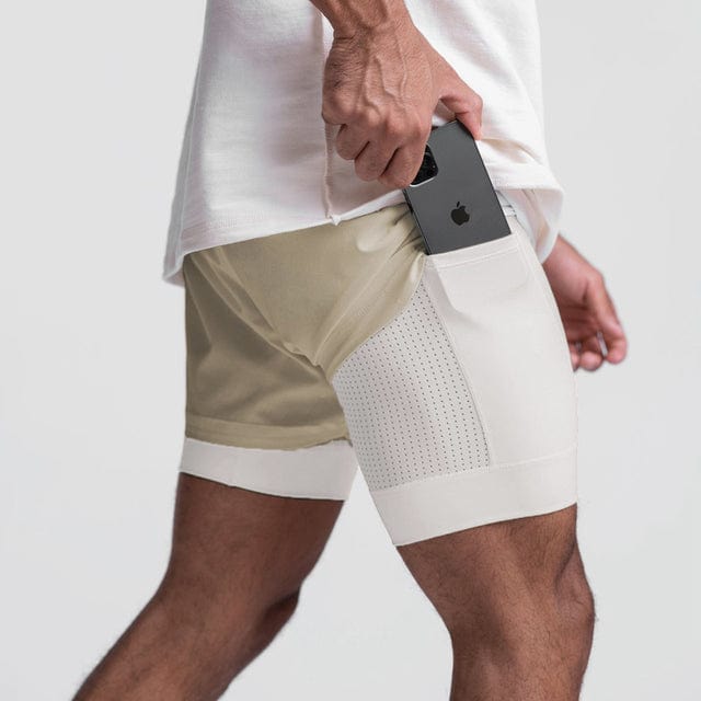 Mathis｜Shorts de fitness respirants et confortables pour hommes.