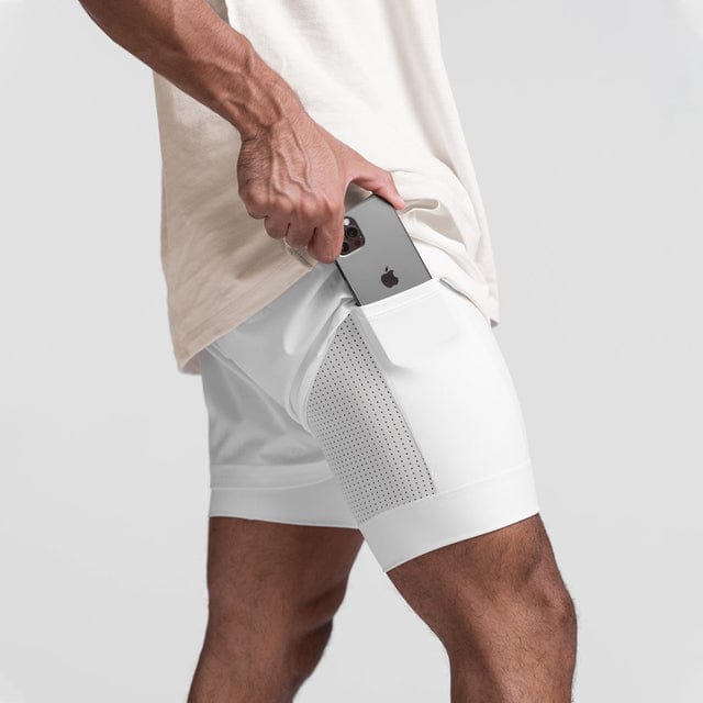 Mathis｜Shorts de fitness respirants et confortables pour hommes.