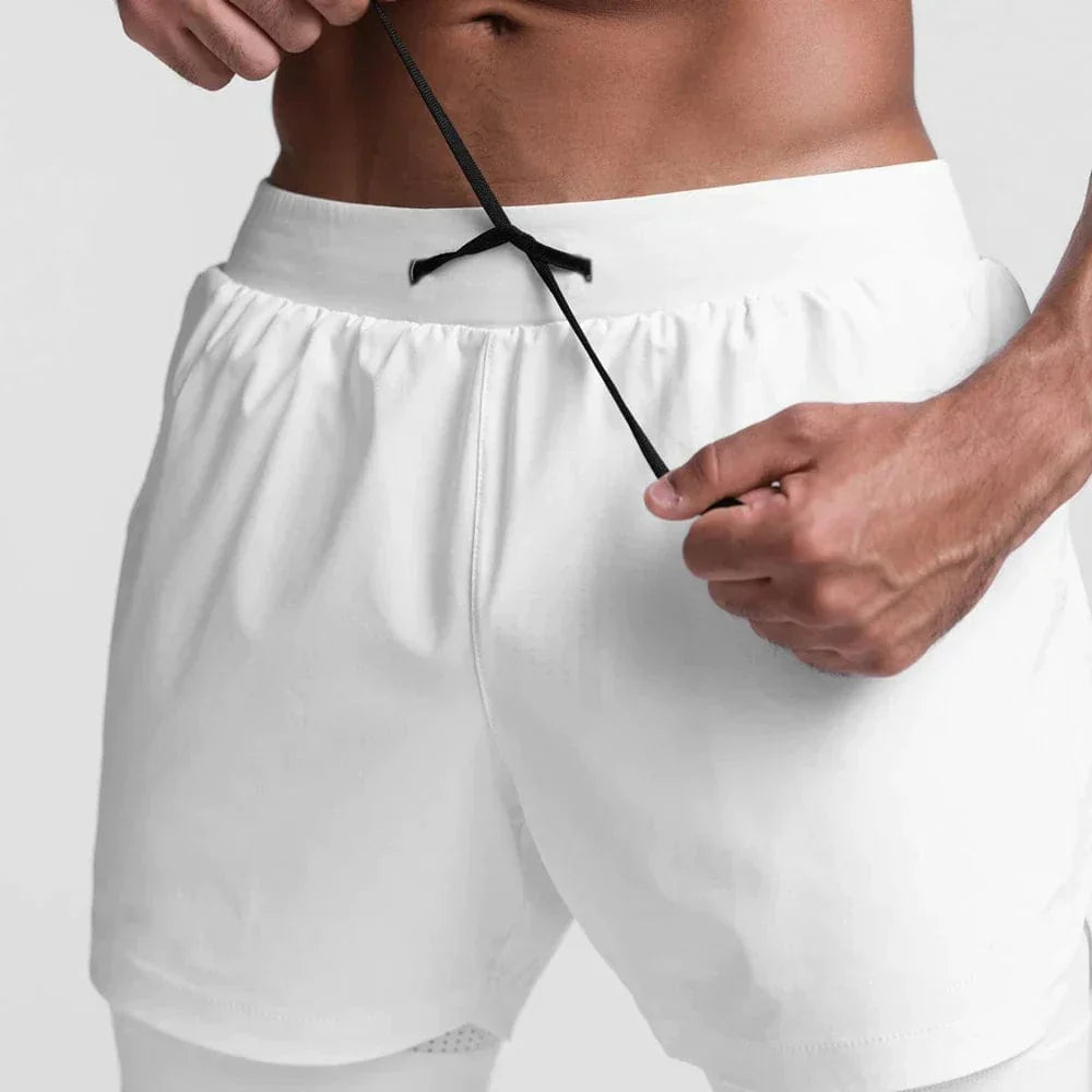 Mathis｜Shorts de fitness respirants et confortables pour hommes.