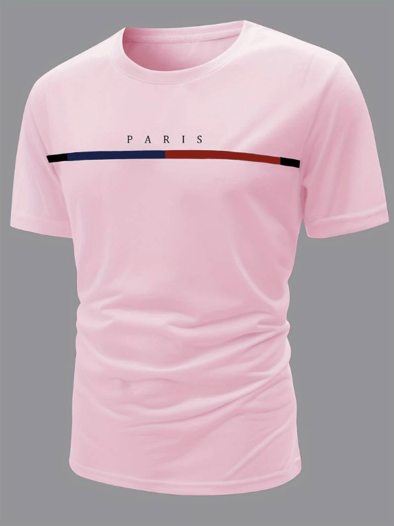 Paris｜T-shirt  avec Tissu extensible et confortable