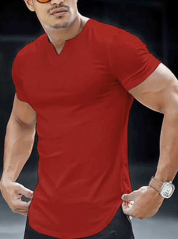 Loïc｜T-shirt uni confortable pour homme