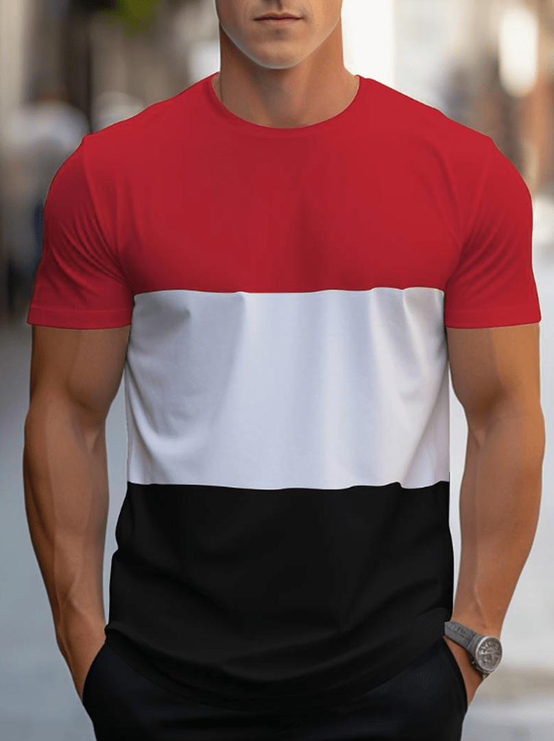 Baptiste｜T-shirt à rayures contrastées