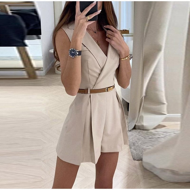 Bruna ｜Jumpsuit Sans Manches