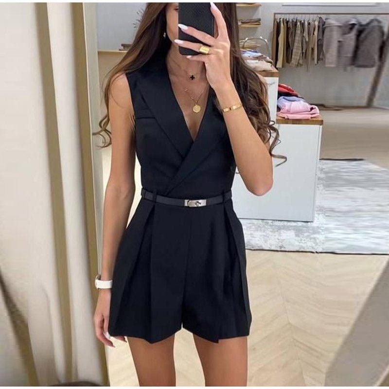 Bruna ｜Jumpsuit Sans Manches