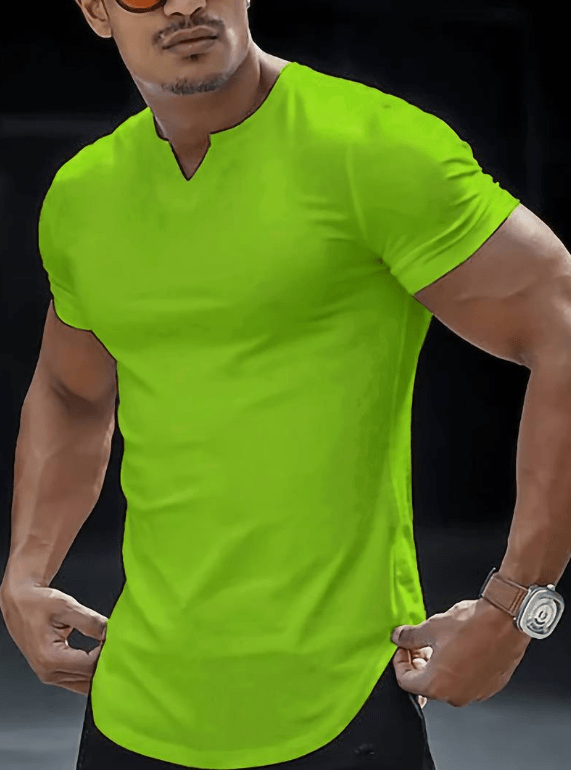 Loïc｜T-shirt uni confortable pour homme