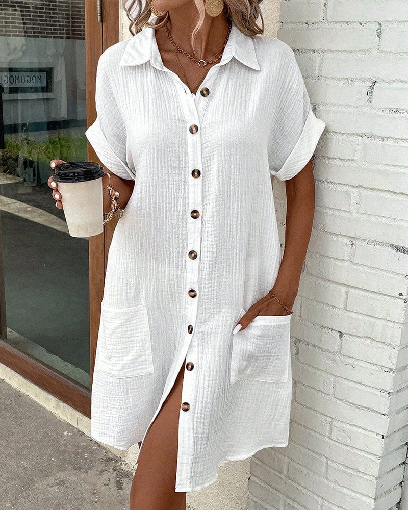 Mélanie｜Robe Chemise Confortable