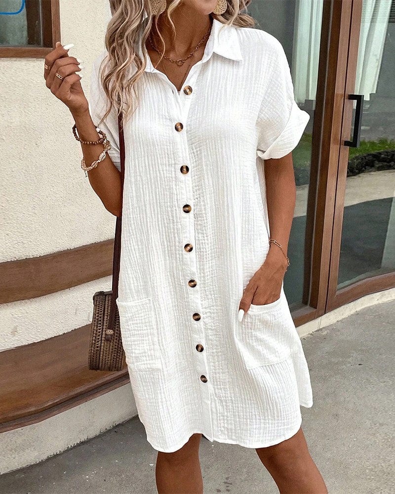 Mélanie｜Robe Chemise Confortable