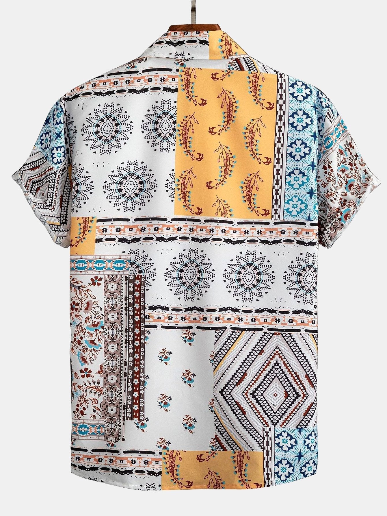 NOAH | Chemise  à imprimé foulard et short de bain