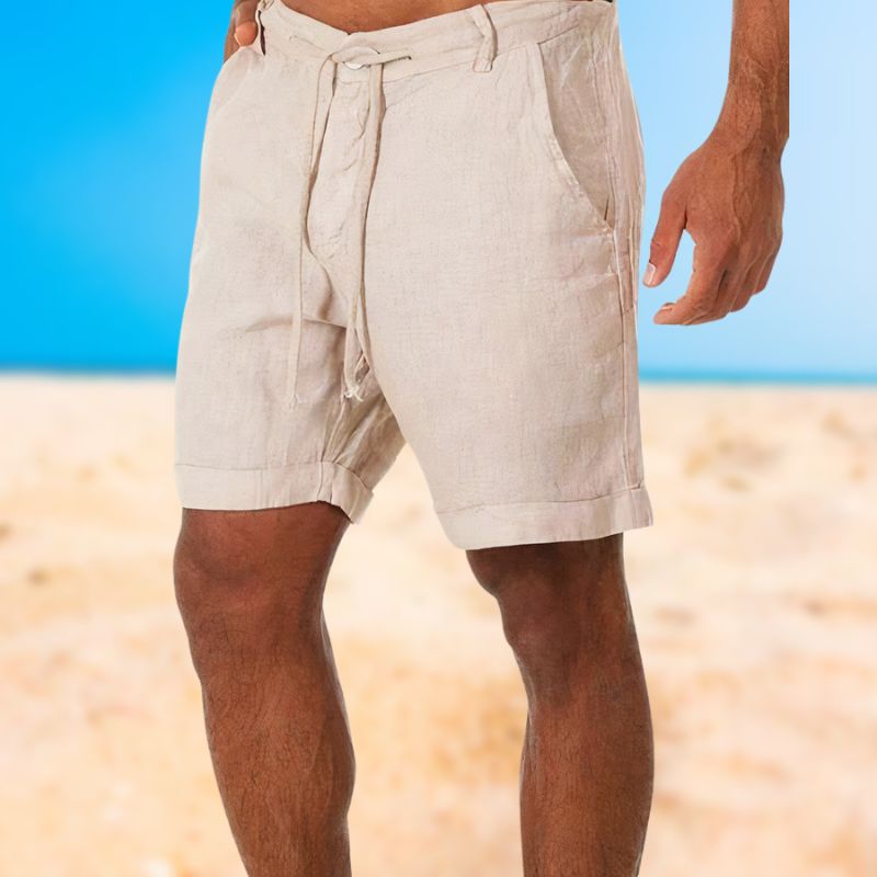 Julio｜Shorts en lin pour hommes
