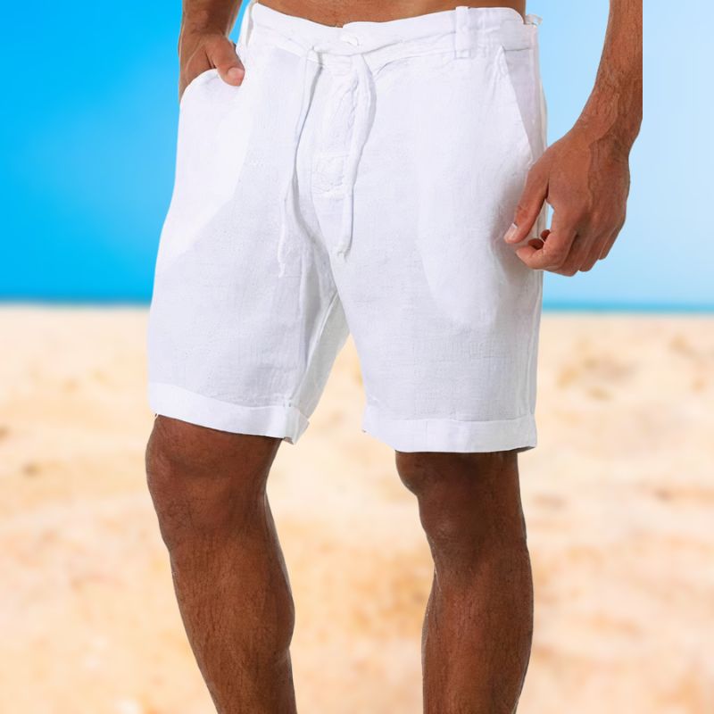 Julio｜Shorts en lin pour hommes